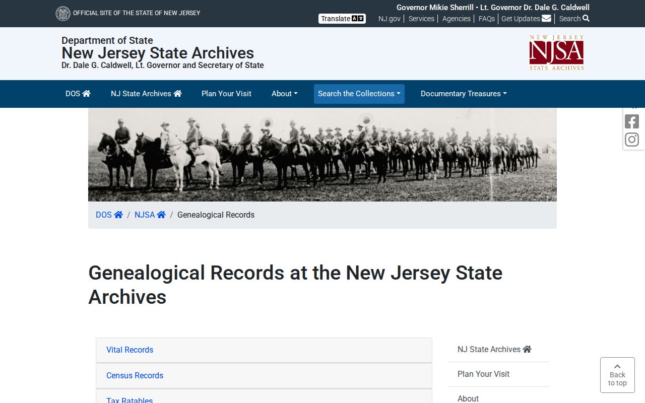 Monroe Township city directory fallback through New Jersey State Archives genealogical collections